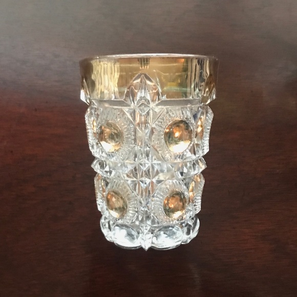 Newport “Bull’s Eye and Daisy” Antique Tumbler by U.S. Glass Co. - Picture 6 of 10